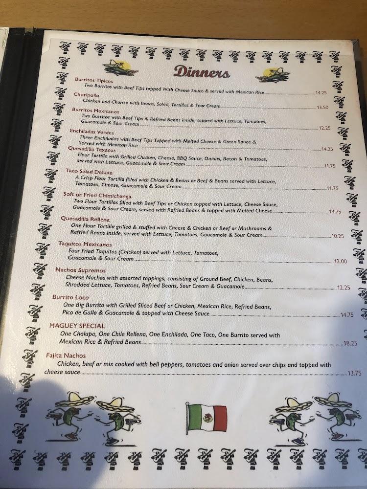 El Maguey Mexican Restaurant Menu image 3